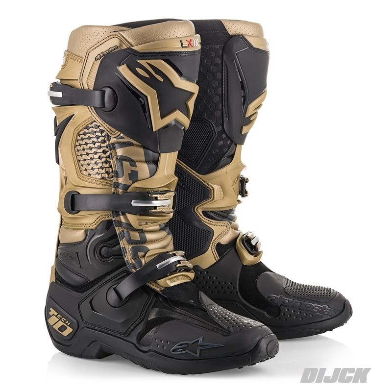 gold alpinestar tech 10