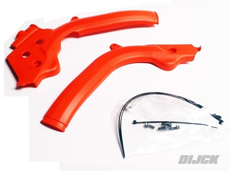 KTM Plastic > KTM OEM Frame Guards SXF250 17-18 Orange - Van Dijck